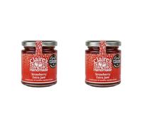 Claire's Handmade | Extra Fruity Strawberry Jam | Essence of Summer | Traditionally Made | Gluten Free | GMO Free | Suitable for Vegetarians & Vegans | 227g Jar (Pack of 2)