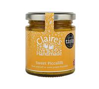 Claire's Handmade - Sweet Piccalilli (200g) - Great Taste Award Winning Traditionally Made Pickle, Perfectly Pairs with Smoke Salmon, Suitable for Vegetarian, Vegan & Gluten Free Diets, GMO Free