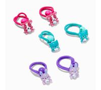 Claire's Jewel Tone Critter Gem Belly Hair Ties - 6 Pack