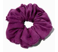 Claire's Purple Orchid Faux Suede Giant Hair Scrunchie