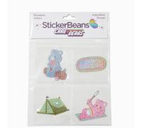 Claire's Stickerbeans X Care Bears™ Camping Rhinestone Sticker Set - 4 Pack