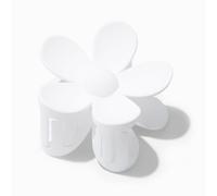 Claire's White Matte Flower Hair Claw