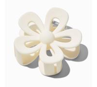 Claire's White Open Flower Hair Claw