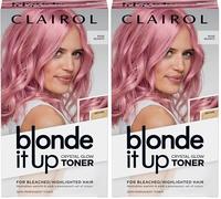 Clairol Blonde It Up Crystal Glow Toner Kit - Rose Quartz (Pack of 2)
