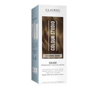 Clairol Colour Studio Permanent Colour Cream | Hair Dye | Long-lasting Rich Tones | 100% Grey Coverage | Dermatologically Tested Vegan Formula | Hair Colouring Kit | Caramel Brown 5/3 | 50ML