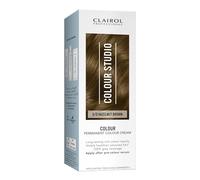 Clairol Colour Studio Permanent Colour Cream | Hair Dye | Long-lasting Rich Tones | 100% Grey Coverage | Dermatologically Tested Vegan Formula | Hair Colouring Kit | Hazelnut Brown 6/0 | 50ML