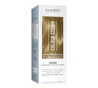 Clairol Colour Studio Permanent Colour Cream | Hair Dye | Long-lasting Rich Tones | 100% Grey Coverage | Dermatologically Tested Vegan Formula | Hair Colouring Kit | Butterscotch Blonde 8/0 | 50ML