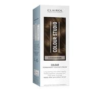 Clairol Colour Studio Permanent Colour Cream | Hair Dye | Long-lasting Rich Tones | 100% Grey Coverage | Dermatologically Tested Vegan Formula | Hair Colouring Kit | Cocoa Brown 5/0 | 50ML
