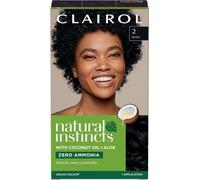 Clairol Natural Instincts Semi-Permanent No Ammonia Vegan Hair Dye 2 Black
