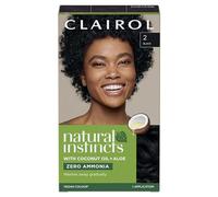 Clairol Natural Instincts Semi-Permanent No Ammonia Vegan Hair Dye 2 Black