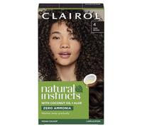 Clairol Natural Instincts Semi-Permanent No Ammonia Vegan Hair Dye 177ml (Various Shades) - 4 Dark Brown