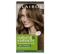 Clairol Natural Instincts Semi-Permanent No Ammonia Hair Dye, 6G Light Golden Brown