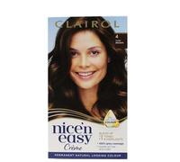 Clairol-Nice And Easy Permanent Colour No4 Dark Brown