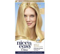 Clairol Nice'n Easy Crème, Natural Looking Oil Infused Permanent Hair Dye, 10 Extra Light Blonde