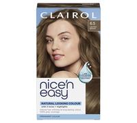 Clairol Nice'n Easy Crème, Natural Looking Oil Infused Permanent Hair Dye, 6.5 Lightest Brown