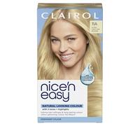 Clairol Nice'n Easy Crème, Natural Looking Oil Infused Permanent Hair Dye, 11A Ultra Light Ash Blonde