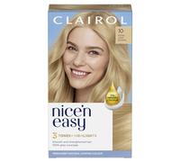 Clairol Nice'n Easy Crème, Natural Looking Oil Infused Permanent Hair Dye, 10 Extra Light Blonde