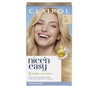 Clairol Nice'n Easy Crème, Natural Looking Oil Infused Permanent Hair Dye, 11 Ultra Light Blonde