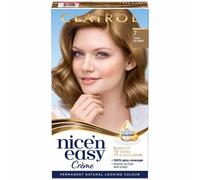 Clairol Nice'n Easy Crème, Natural Looking Oil Infused Permanent Hair Dye, 7 Dark Blonde
