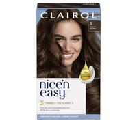 Clairol Nice'n Easy Crème, Natural Looking Oil Infused Permanent Hair Dye, 5 Medium Brown