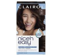 Clairol Nice'n Easy Crème, Natural Looking Oil Infused Permanent Hair Dye, 5C Medium Cool Brown, 1 Count (Pack of 1)