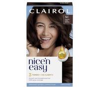 Clairol Nice'n Easy Crème, Natural Looking Oil Infused Permanent Hair Dye, 5C Medium Cool Brown, 1 Count (Pack of 1)