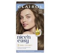 Clairol Nice'n Easy Crème, Natural Looking Oil Infused Permanent Hair Dye, 6.5 Lightest Brown