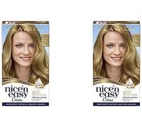 Clairol Nice'n Easy Crème, Natural Looking Oil Infused Permanent Hair Dye, 8C Medium Cool Blonde (Pack of 2)