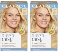 Clairol Nice'n Easy Crème, Natural Looking Oil Infused Permanent Hair Dye, SB1 Ultra Light Natural Beach Blonde (Packing May Vary) (Pack of 2)