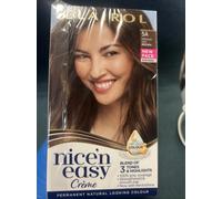 Clairol Nice'n Easy Crème, Natural Looking Oil Infused Permanent Hair Dye, 5A Medium Ash Brown