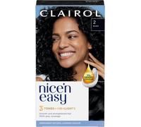 Clairol Nice'n Easy Crème Permanent Hair Dye, 2 Black, 240g