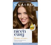 Clairol Nice'n Easy Crème Permanent Hair Dye, 6 Light Brown, 220g