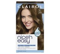 Clairol Nice'n Easy Crème Permanent Hair Dye, 6 Light Brown, 220g