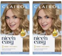 Clairol Nice'n Easy Crème Permanent Hair Dye, 8A Medium Ash Blonde