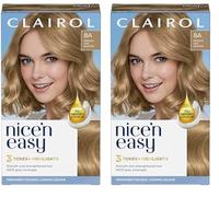 Clairol Nice'n Easy Crème Permanent Hair Dye, 8A Medium Ash Blonde (Pack of 2)
