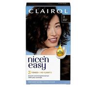 Clairol Nice' n Easy CrâÂme, Natural Looking Oil Infused Permanent Hair Dye, 3 Brown Black 177 ml