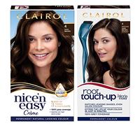 Clairol Nice'n Easy Permanent Colour + Root Touch Up (4 Dark Brown)