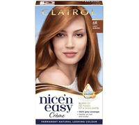 Clairol Nice'n Easy Crème, Natural Looking Oil Infused Permanent Hair Dye, 6R Light Auburn, Packaging May Vary