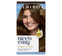Clairol Nice'n Easy Crème, Natural Looking Oil Infused Permanent Hair Dye, 6A Light Ash Brown, 1 Count (Pack of 1)