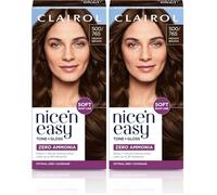 Clairol Nice'n Easy Tone+Gloss Semi Permanent Hair Dye - 500/765 Medium Brown (Pack of 2)