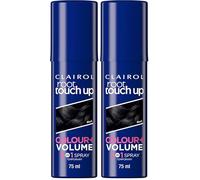 Clairol root touch up color + volume 2 in 1 spray black, 75ml (Pack of 2)