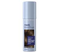 Root Touch Up Spray, Temporary Grey Coverage & Volume 2-in-1 Spray, Medium Brown, 75ML