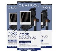 Clairol Temporary Root Touch-up Concealing Powder, Shade Black, 3 Count