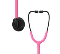 Clairre Pink Stethoscope for Nurses, Doctors and Nursing School Students, Single Head for Home Use Medical Supplies with Accessories Stethoscope Name Tag
