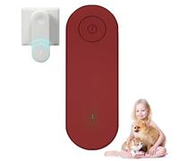 Clairu Air Purifier, Clairu Is A Revolutionary Air Purifier, All In One Airpurifier Plug In, Ionic Airpurifier Without Filters, for Pet Odors Smoke & Dust, Quiet for Bedroom, Home (Red)