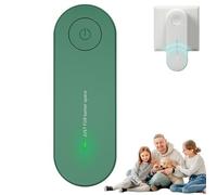 Clairu Air Purifier, Claru all-in-one Ionic Air Purifier Plug in UK, Mini Portable Negative Ion Generator, Filter-Free, Quiet Operation, for Travel, Home, Office (1, Green)