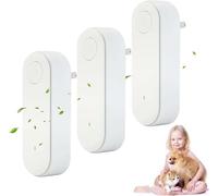 Clairu Air Purifier, Claru Ionic Air Purifier Plug In Uk, Clairu Ionic All-In-One Air Purifiers, Instantly Cleans Air,Mini Portable Negative Ion Generator for Home, Filter-Free Purifier (3pcs)