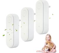 Clairu Air Purifier, Claru Ionic Air Purifier Plug In Uk Portable, Clairu Ionic All-In-One Air Purifiers, Instantly Cleans Air, Ultra Quiet for Bedrooms, Home, Office, Toilet (3Pcs)