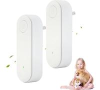 Clairu Air Purifier, Ionic Air Purifier Plug In Uk Portable, Ionic All-In-One Air Purifiers, Instantly Cleans Air, Air Purifiers Whisper Quiet, Filter-Free Purifier (2pcs)