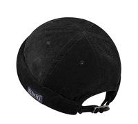 Clakllie Brimless Hats for Men Unisex Beanie Corduroy Docker Hat Commando Watch Cap Fashion Style Sailor Cap Adjustable